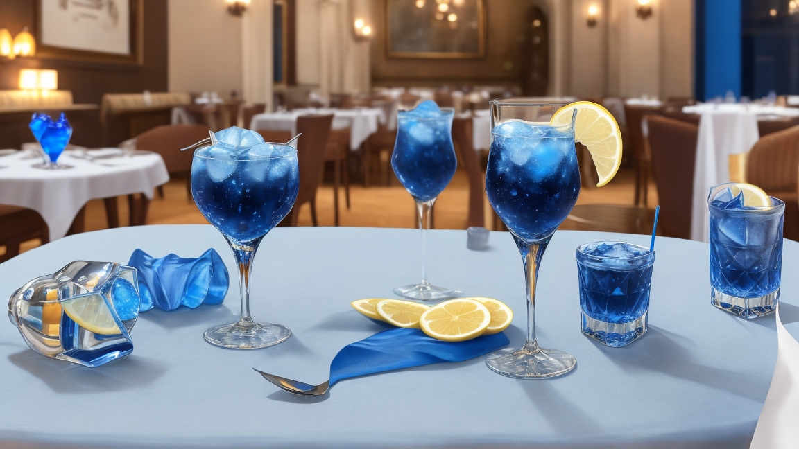 Blue Hugo 14.00 Vodka or Gin, St Germaine, Prosecco, Blue Curacao, Club ...